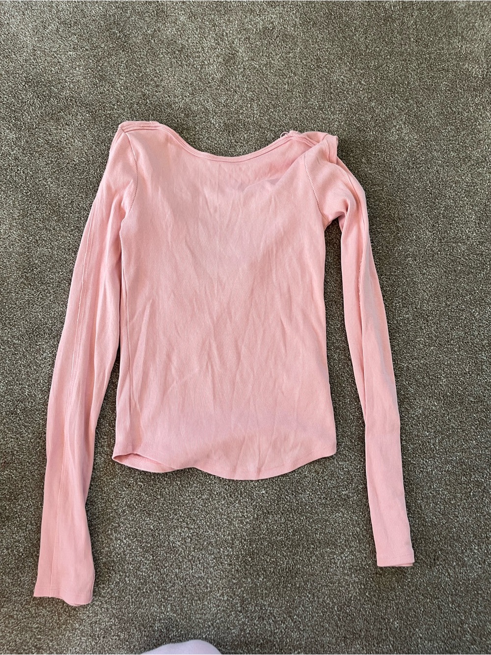 We the Free Backless Long Sleeve Top